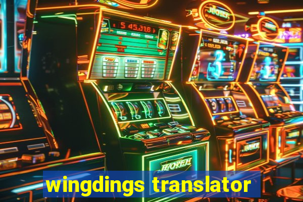 wingdings translator